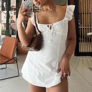 Princess Polly Besiana Mini Dress White